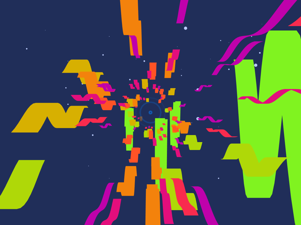 Ribbons music visualizer